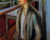 爱德华 蒙克 : Woman on the Verandah